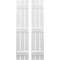Ekena Millwork Americraft 3-Board, 3 Batten Exterior Real Wood Spaced Board-n-Batten Shutters, ARW401SB311X69WHH, PR ARW401SB311X69WHH - alternate 1